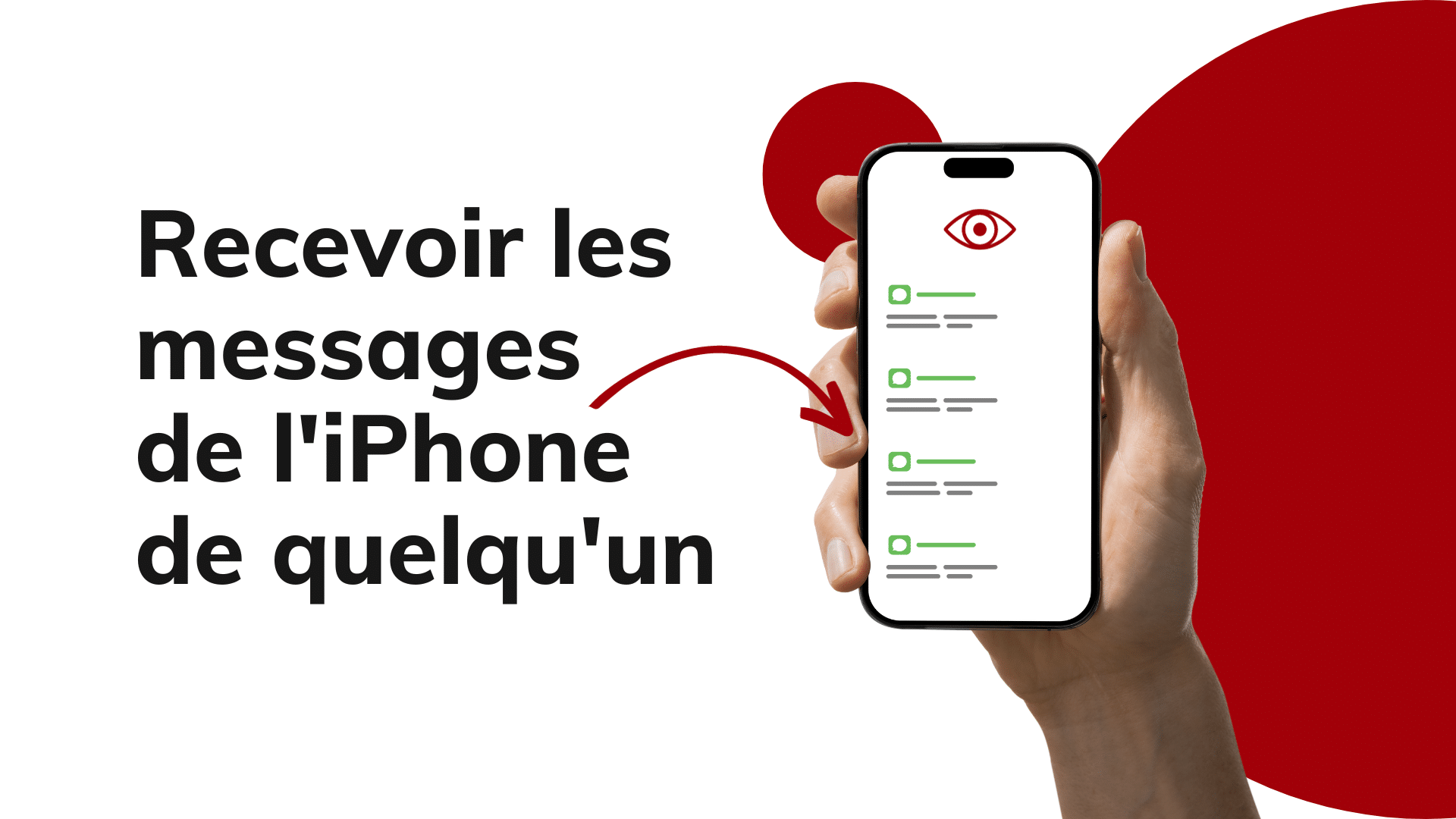 recevoir des messages de liphone de quelquun