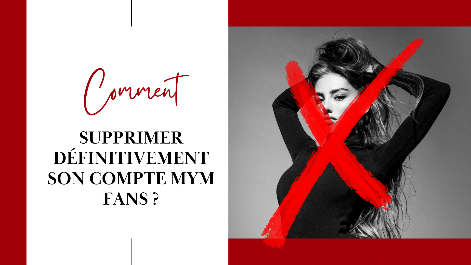 comment supprimer son compte mym fans