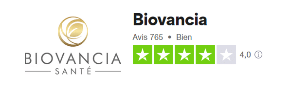 avis trustpilot de la marque biovancia